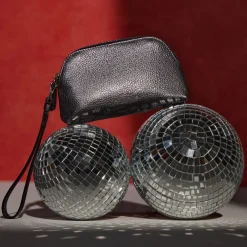 Discount Medium Zip Wristlet Leather Goods